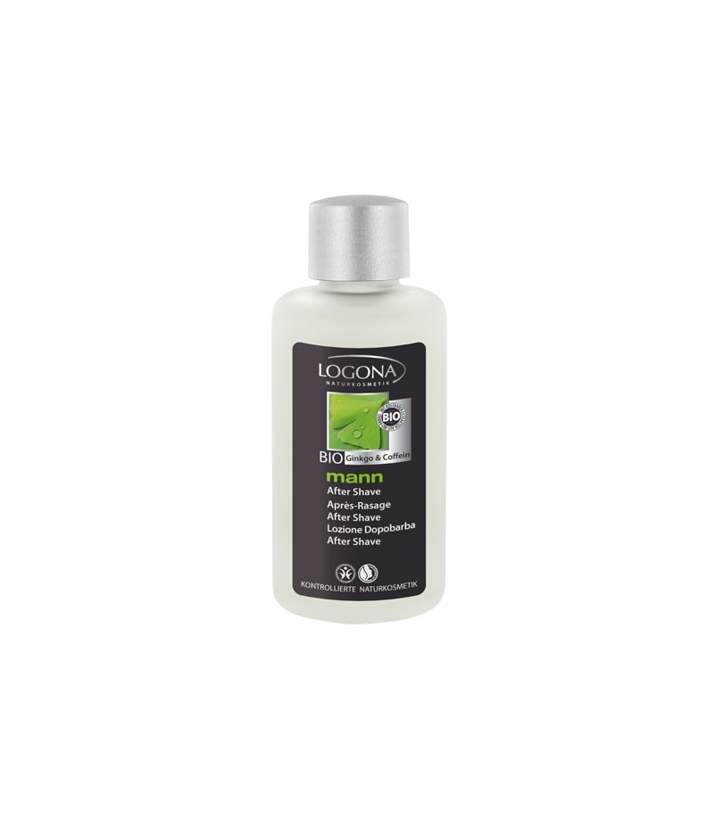 Lotion après-rasage homme BIO ginkgo & caféine - 100ml - Logona Mann Lotion après-rasage homme BIO ginkgo & caféine - 100ml - Logona Mann