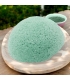 Éponge Konjac visage naturelle thé vert - Natur\'Mel