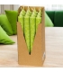 Bougies chandeliers vertes en stéarine BIO 22 x 210 mm - 12 pcs - Eubiona