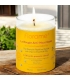 Bougie anti moustiques BIO huiles essentielles - 170g - Florame