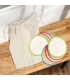 Pochette de lavage avec 10 disques à démaquiller en coton BIO - Anaé