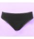 Culotte menstruelle noire Taille 40 flux moyen - Anaé