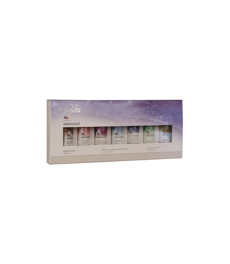 Set bien-être BIO Huiles aux pierres précieuses - Farfalla Set bien-être BIO Huiles aux pierres précieuses - Farfalla
