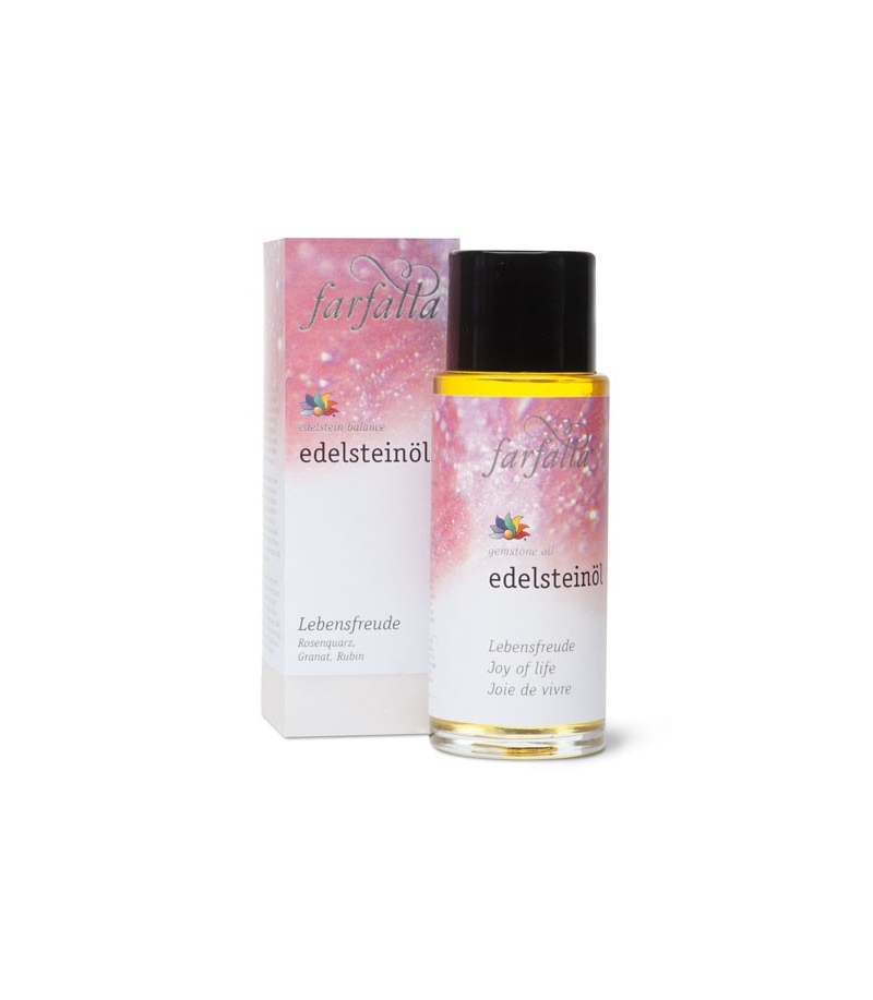 Huile aux pierres précieuses BIO joie de vivre - 80ml - Farfalla Huile aux pierres précieuses BIO joie de vivre - 80ml - Farfalla