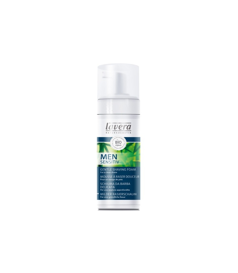 Mousse à raser douceur homme BIO bambou & aloe vera - 150ml - Lavera Men Sensitiv Mousse à raser douceur homme BIO bambou & aloe vera - 150ml - Lavera Men Sensitiv