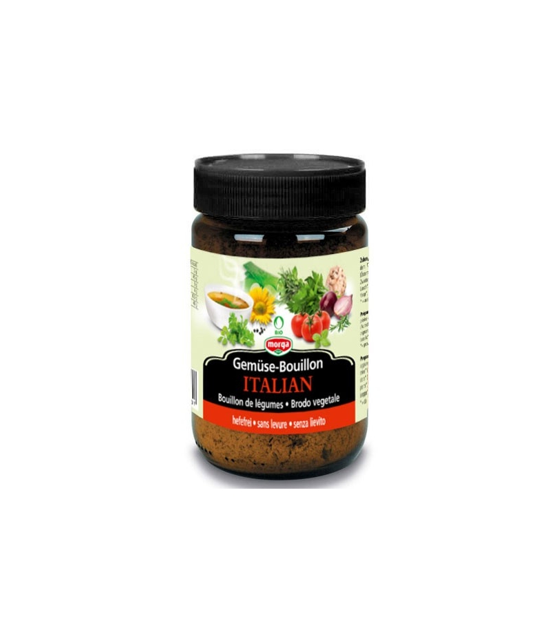 BIO-Gemüse-Bouillon hefefrei Italian - 200g - Morga BIO-Gemüse-Bouillon hefefrei Italian - 200g - Morga