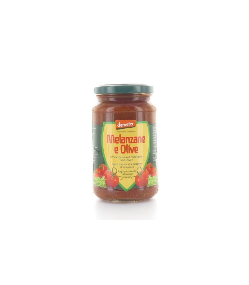 BIO-Tomatensauce mit Auberginen & Oliven - 340g - Vanadis BIO-Tomatensauce mit Auberginen & Oliven - 340g - Vanadis
