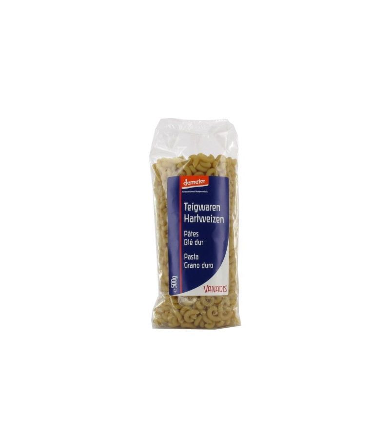BIO-Hörnli aus Hartweizen hell - 500g - Vanadis BIO-Hörnli aus Hartweizen hell - 500g - Vanadis