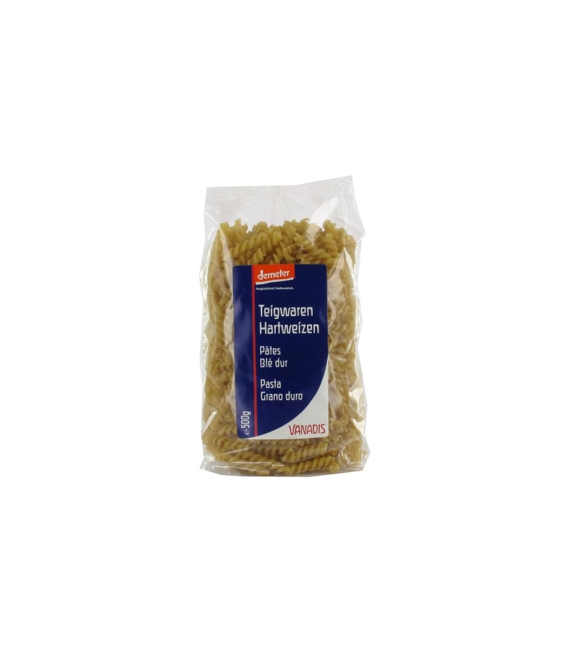 BIO-Spiralen aus Hartweizen - 500g - Vanadis BIO-Spiralen aus Hartweizen - 500g - Vanadis