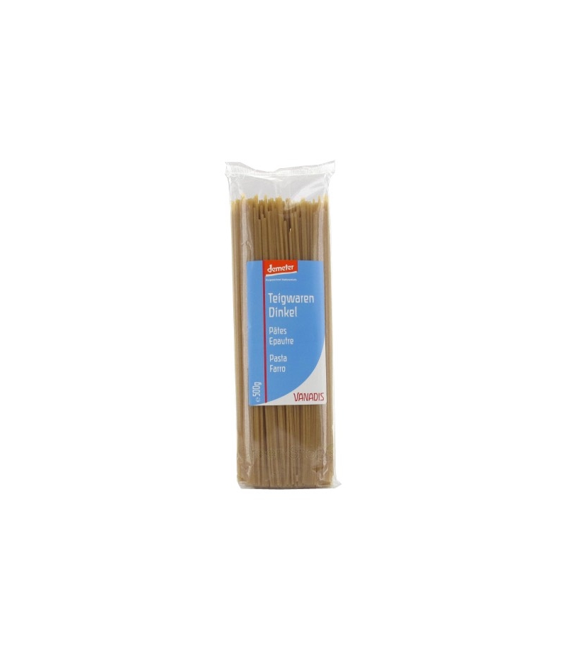 BIO-Spaghetti aus Dinkel - 500g - Vanadis BIO-Spaghetti aus Dinkel - 500g - Vanadis