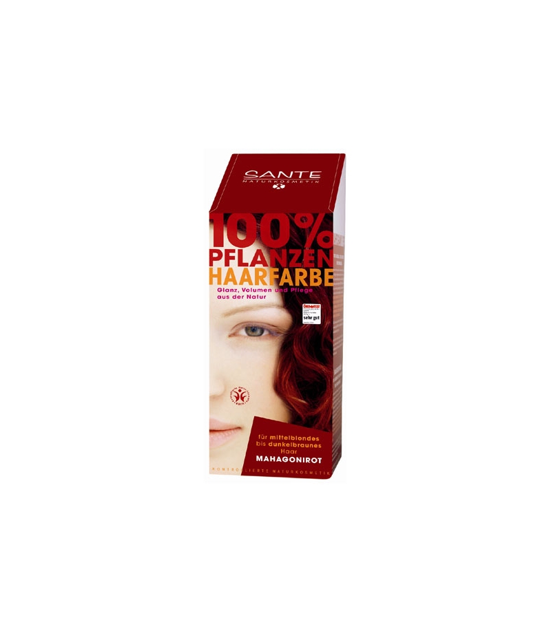 Poudre colorante végétale BIO acajou - 100g - Sante