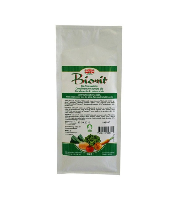 Recharge Biovit condiment en poudre BIO - 80g - Morga