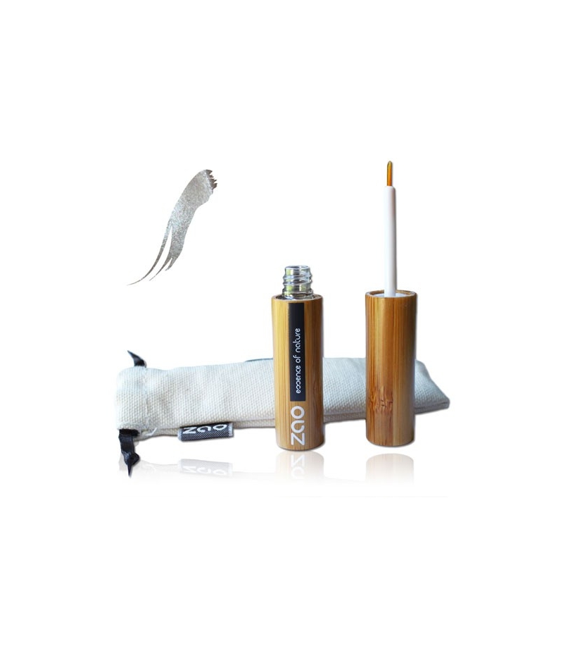 Eye liner BIO N°062 Argent – 6ml – Zao Make-up Eye liner BIO N°062 Argent – 6ml – Zao Make-up