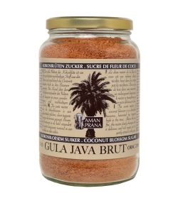 Sucre de fleur de noix de coco brut BIO - Gula Java Brut - 1kg - Aman Prana