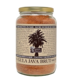 Sucre de fleur de noix de coco brut BIO - Gula Java Brut - 1kg - Aman Prana Sucre de fleur de noix de coco brut BIO - Gula Java Brut - 1kg - Aman Prana
