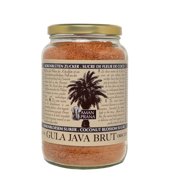 BIO-Kokosblüten Zucker - Gula Java Brut - 1kg - Aman Prana