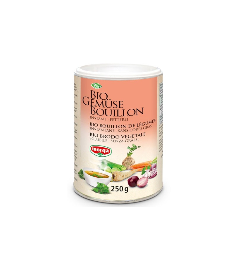 BIO-Gemüse-Bouillon fettfrei - 250g - Morga BIO-Gemüse-Bouillon fettfrei - 250g - Morga