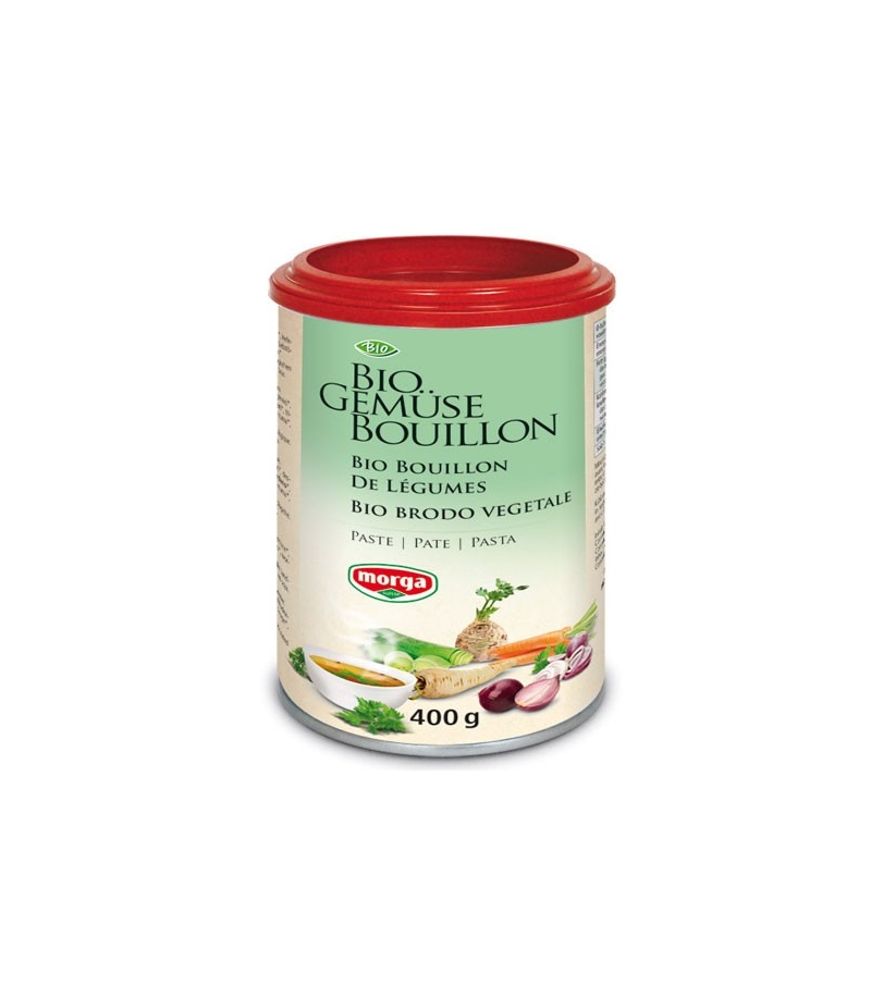 Bouillon de légumes en pâte BIO - 400g - Morga