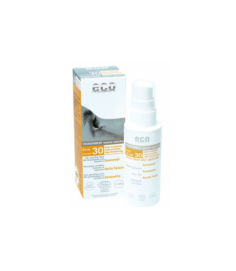 BIO-Sonnenöl Gesicht & Körper LSF 30 Granatapfel - 50ml - Eco Cosmetics