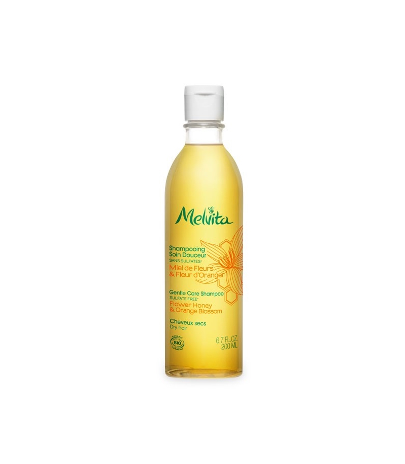 Shampooing soin douceur BIO miel de fleurs & fleur d'oranger - 200ml - Melvita