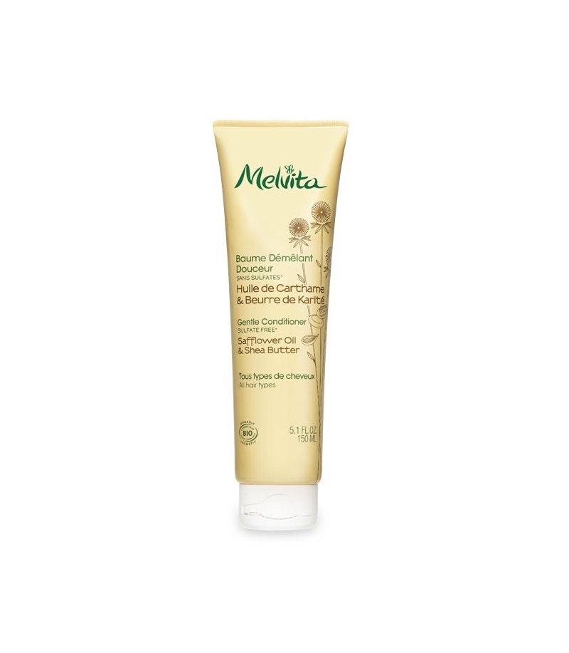 Sanfte BIO-Pflegespülung Färberdistelöl & Sheabutter - 150ml - Melvita