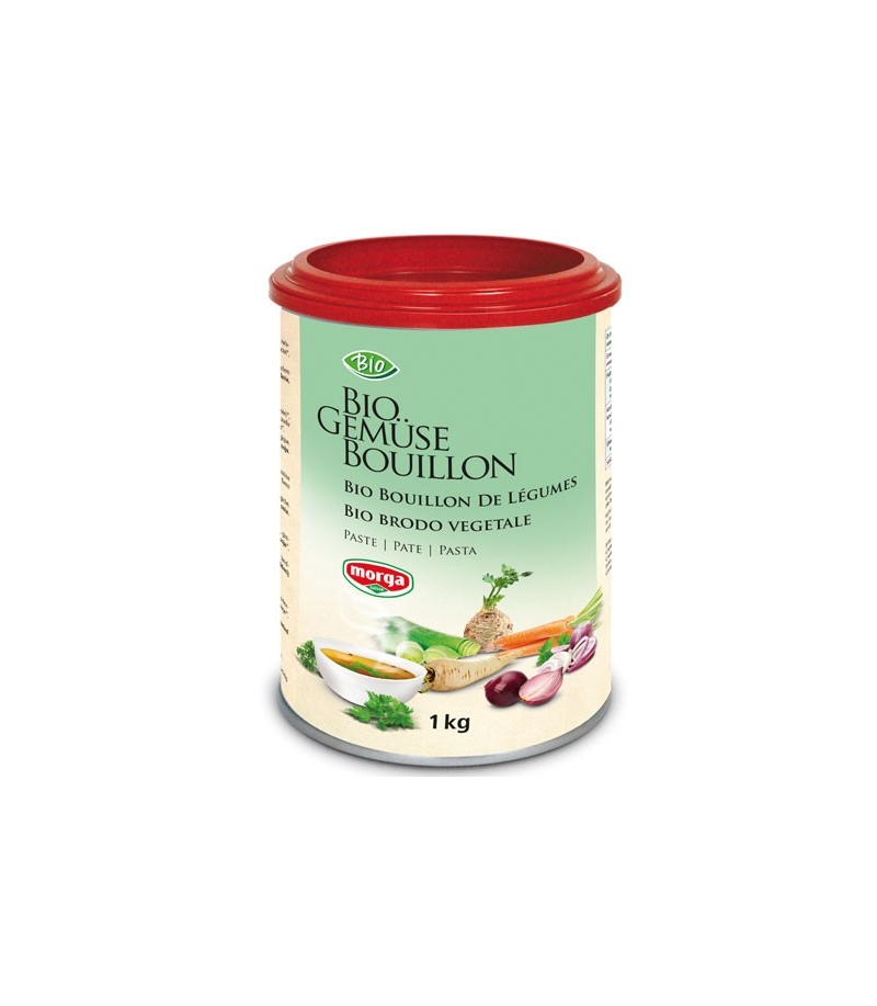 Bouillon de légumes en pâte BIO - 1kg - Morga Bouillon de légumes en pâte BIO - 1kg - Morga
