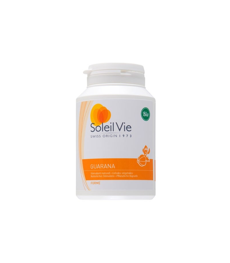 Guarana BIO - 100 gélules - 415mg - Soleil Vie Guarana BIO - 100 gélules - 415mg - Soleil Vie