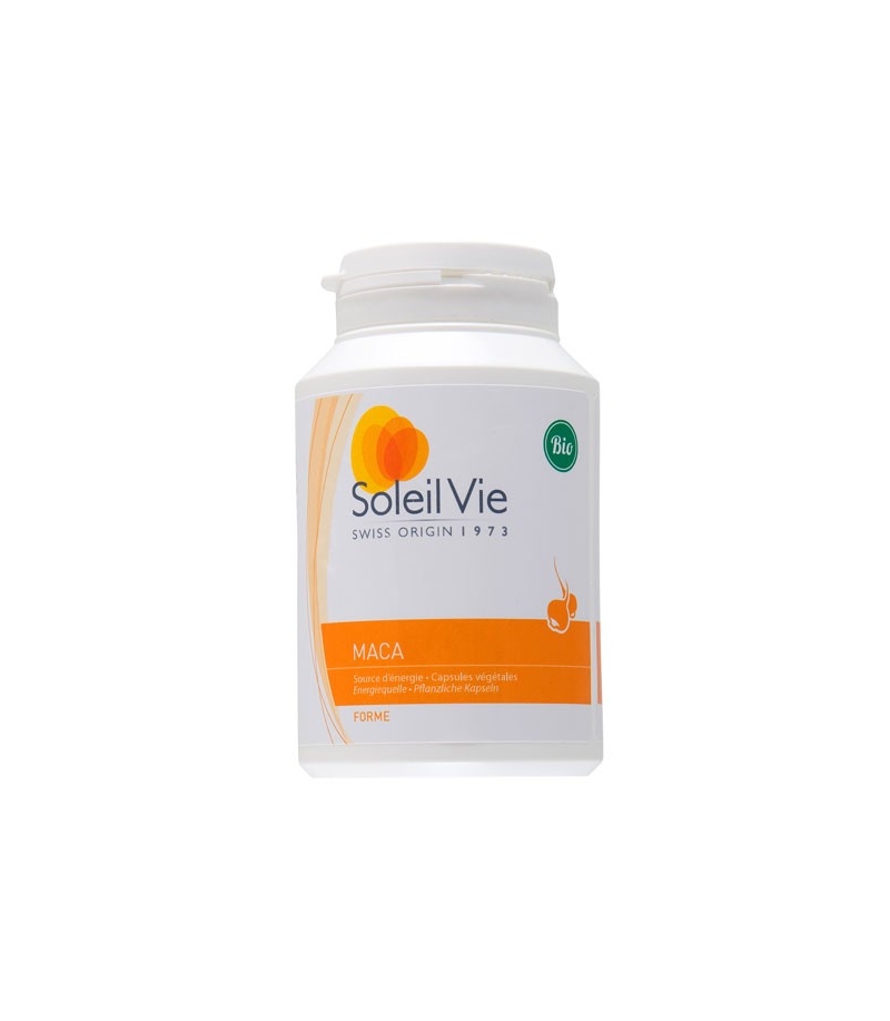 Maca BIO - 120 capsules - 600mg - Soleil Vie Maca BIO - 120 capsules - 600mg - Soleil Vie