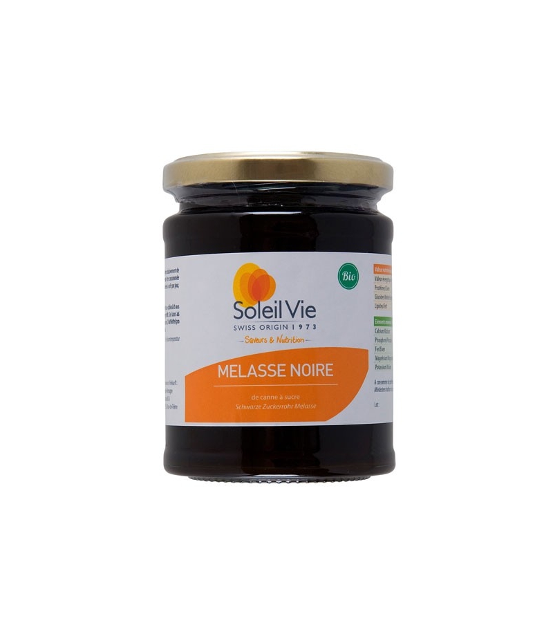 Schwarze BIO-Melasse - 340g - Soleil Vie Schwarze BIO-Melasse - 340g - Soleil Vie