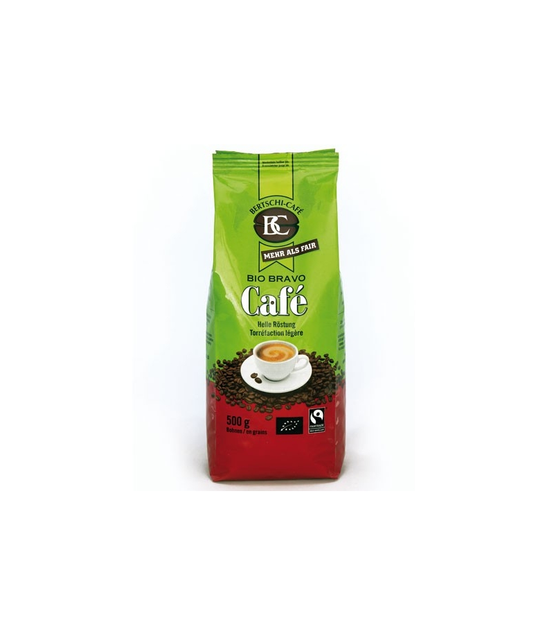 Café en grains BIO - 500g - Bio Bravo Café en grains BIO - 500g - Bio Bravo