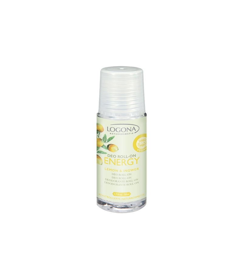 BIO-Deo-Roller Lemon & Ingwer - 50ml - Logona Energy BIO-Deo-Roller Lemon & Ingwer - 50ml - Logona Energy
