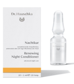 Cure intensive nuit BIO hamamélis & lys blanc - 10x1ml - Dr.Hauschka