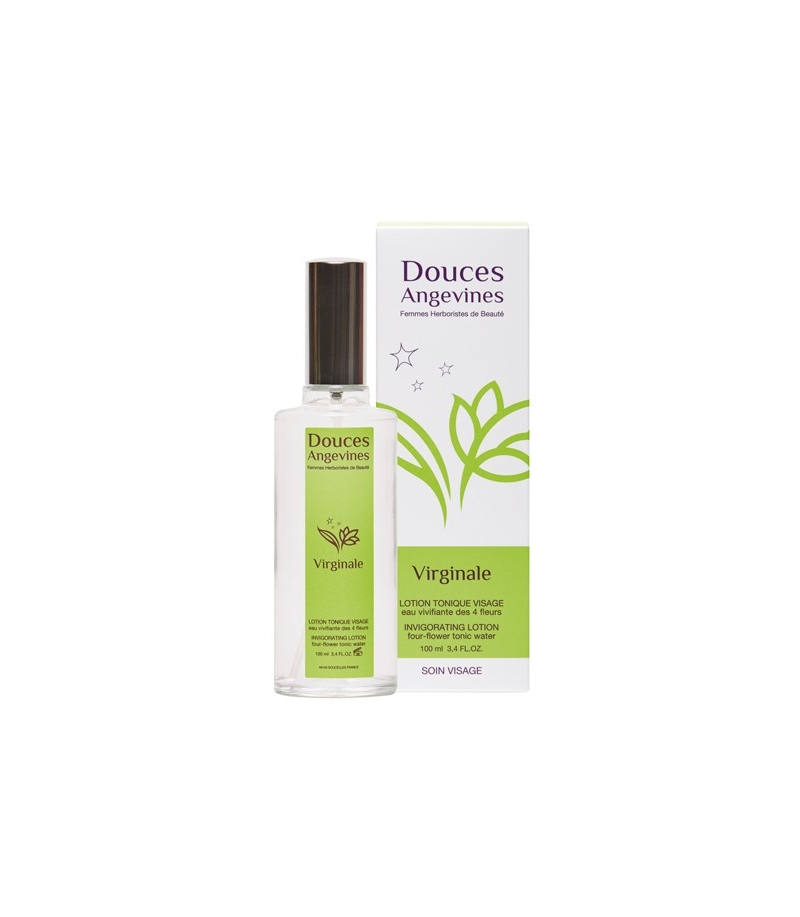 Lotion tonique visage BIO fleurs d'oranger & rose - Virginale - 100ml - Douces Angevines Lotion tonique visage BIO fleurs d'oranger & rose - Virginale - 100ml - Douces Angevines