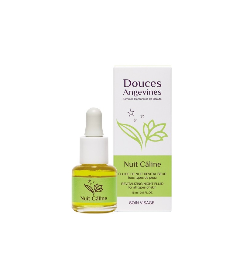 Revitalisierende BIO-Nachtpflege Gurkenkraut & Süssmandel - Nuit Câline - 15ml - Douces Angevines Revitalisierende BIO-Nachtpflege Gurkenkraut & Süssmandel - Nuit Câline - 15ml - Douces Angevines