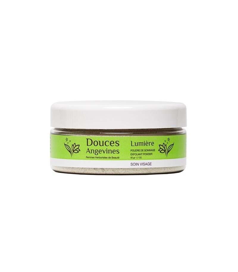 Belebendes BIO-Peeling Vollreismehl & Ackerschachtelhalm - Lumière - 50g - Douces Angevines Belebendes BIO-Peeling Vollreismehl & Ackerschachtelhalm - Lumière - 50g - Douces Angevines