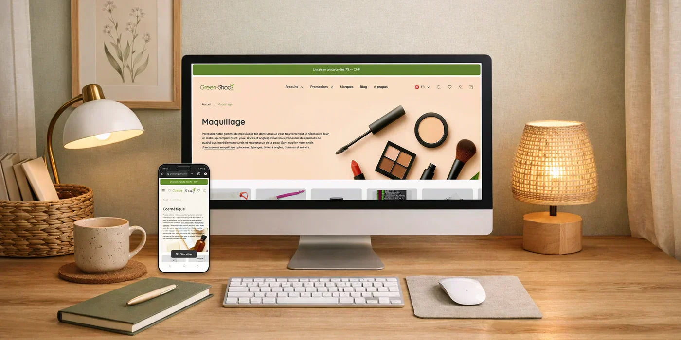 Découvrez le nouveau site de Green-Shop.ch