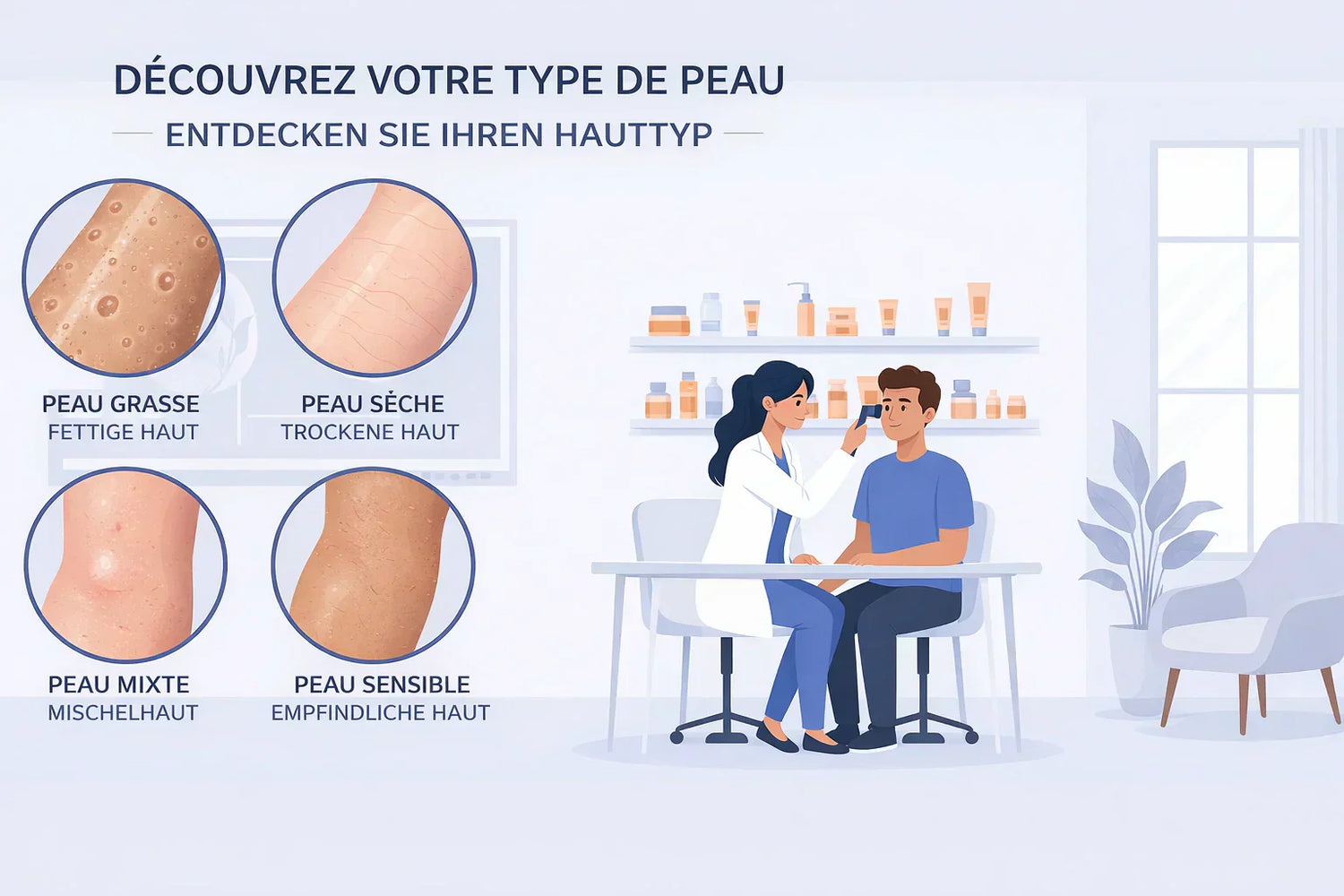 Quelle est mon type de peau ?