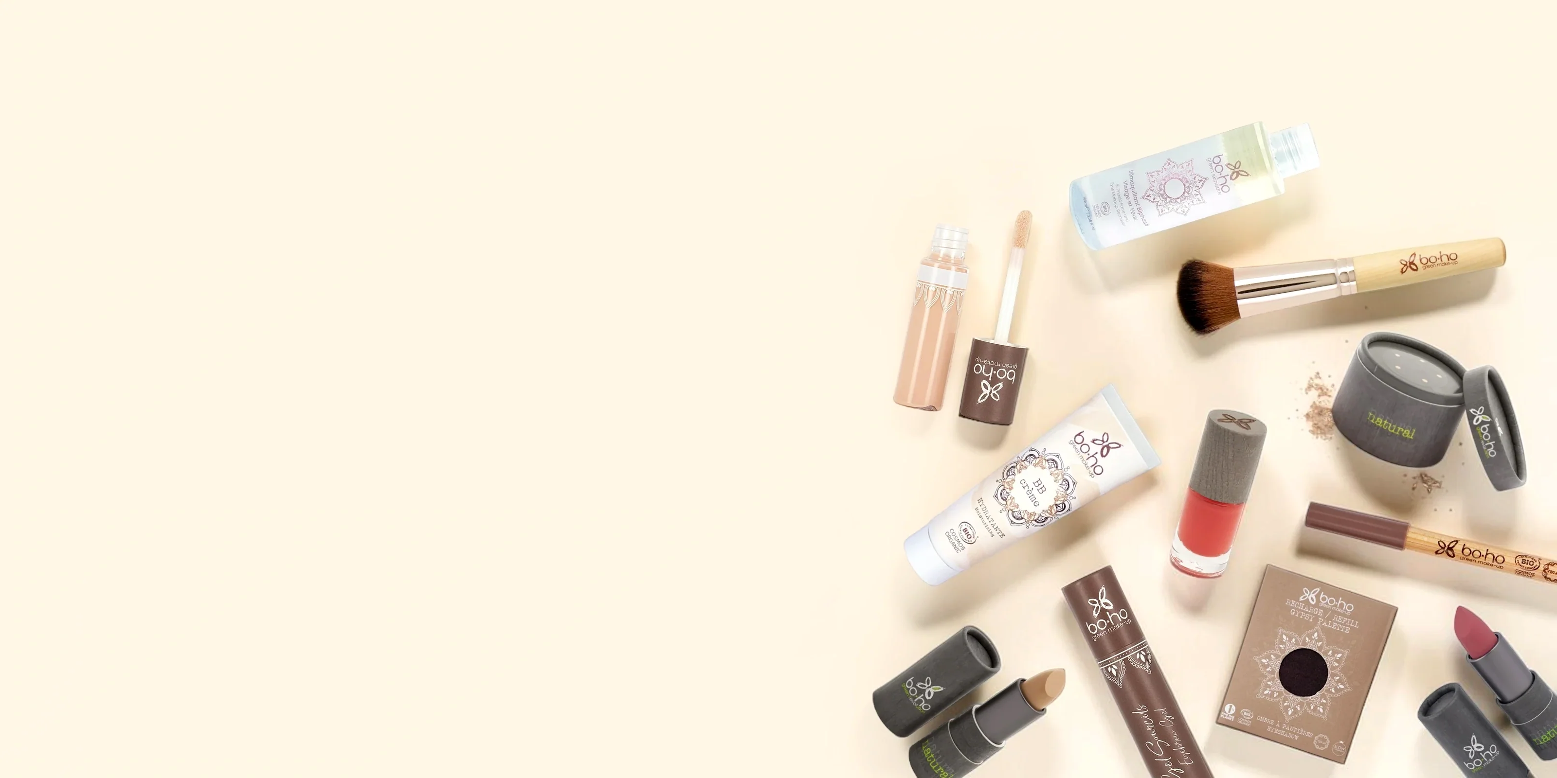 Boho Green Make-up : Maquillage Bio Certifié Cosmébio