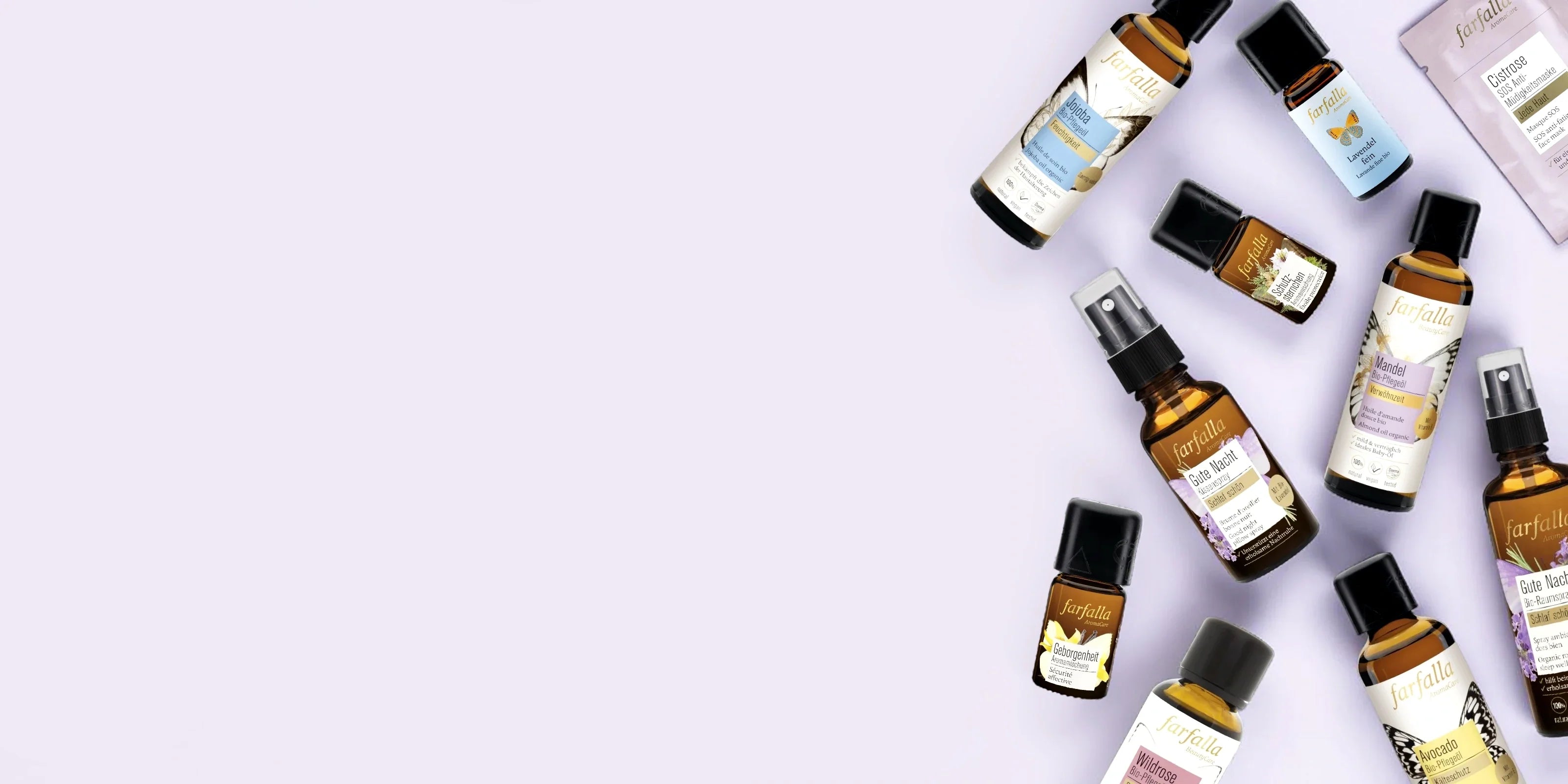 Farfalla : huiles essentielles et cosmétique bio suisse