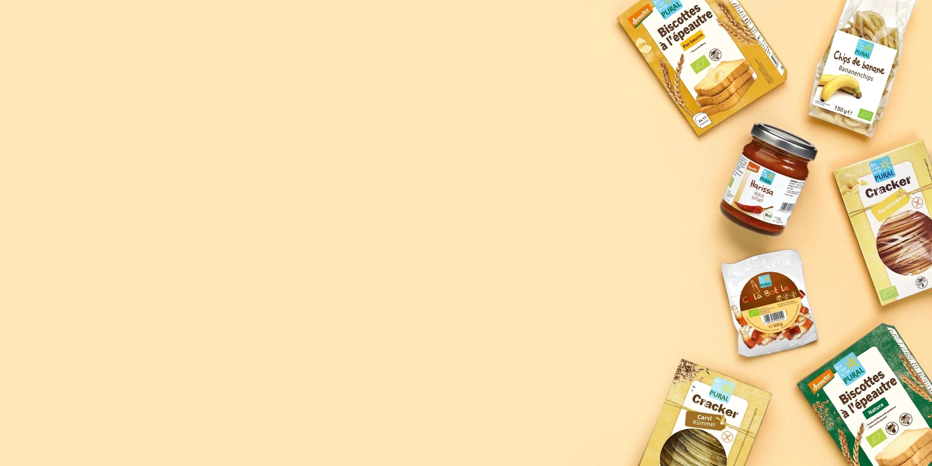 Pural : biscuits bio, galettes de riz et snacks vegan depuis 1907