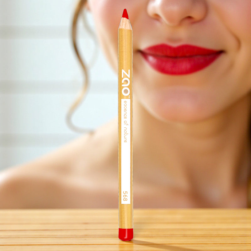 Kräftiger Lippenstift, Rot Nr. 568 - 1,1 g - Zao