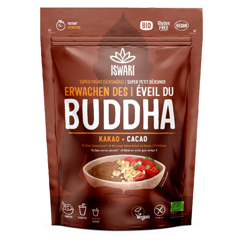 Petit déjeuner cru cacao cru BIO