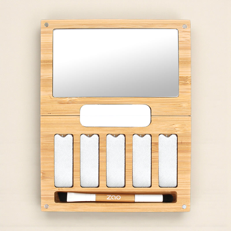 Bambusbox, fünf leere Behälter &amp; Applikator - Zao