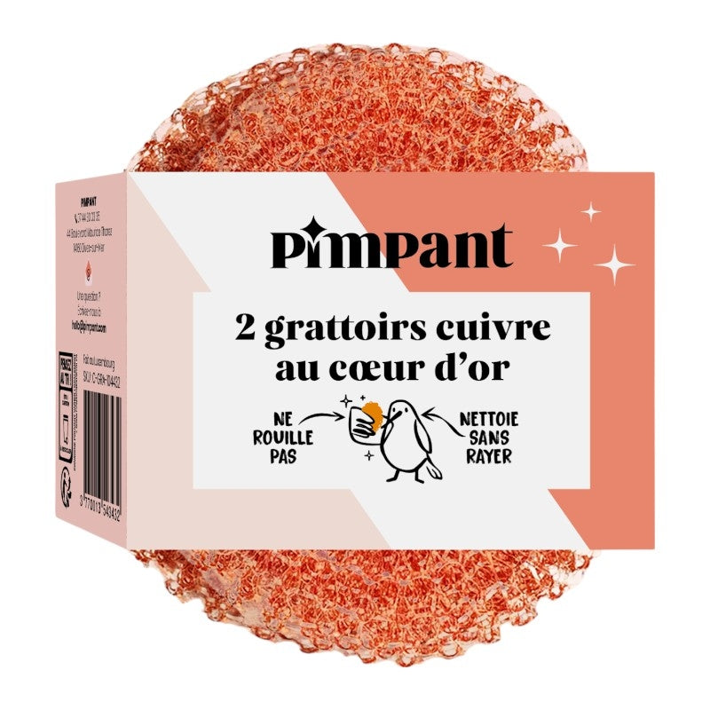 2 grattoirs en cuivre - Pimpant