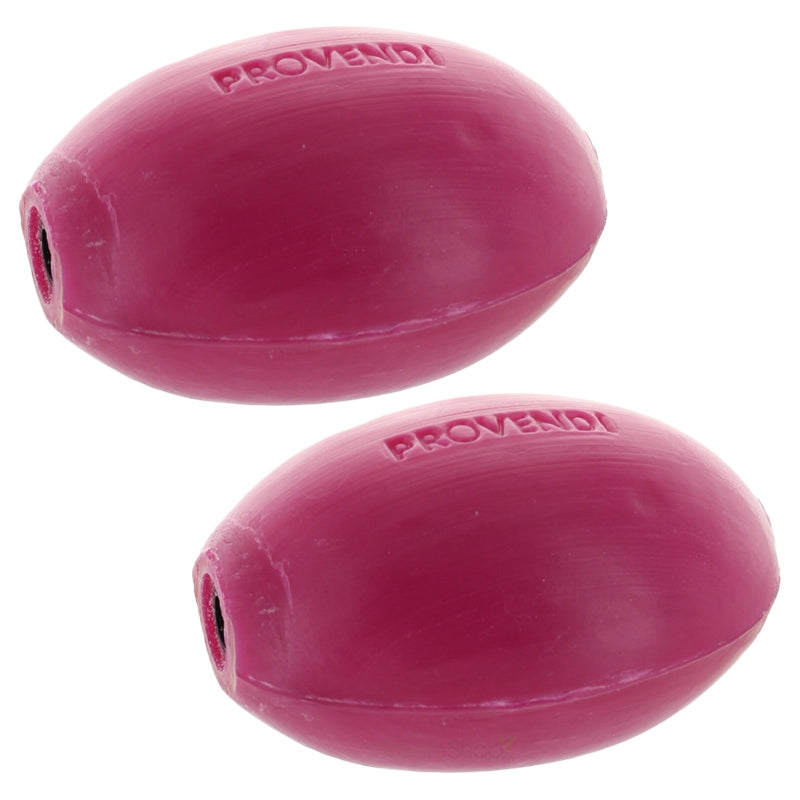 2 natürliche, rosafarbene, drehbare Seifen – 2 x 290 g – Provendi