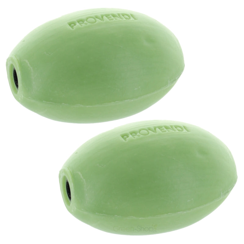 2 natürliche, grüne Eisenkraut-Drehseifen - 2 x 290 g - Provendi