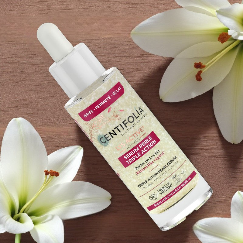 Centifolia Dreifachwirkung Bio-Perlenserum mit weißer Lilie – 30 ml