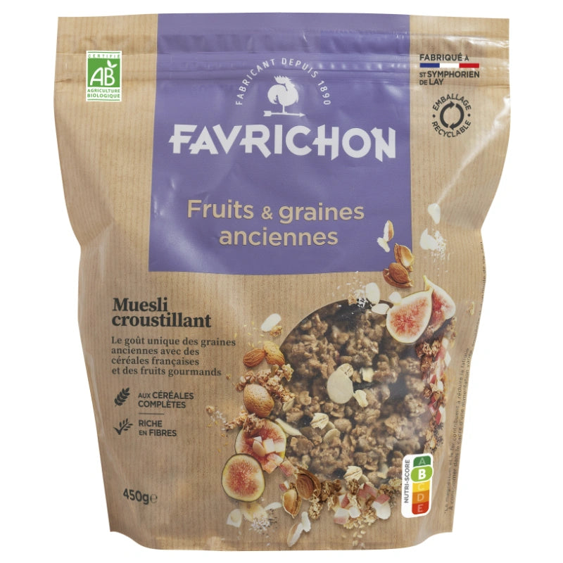 Müesli croustillant fruits & graines anciennes BIO