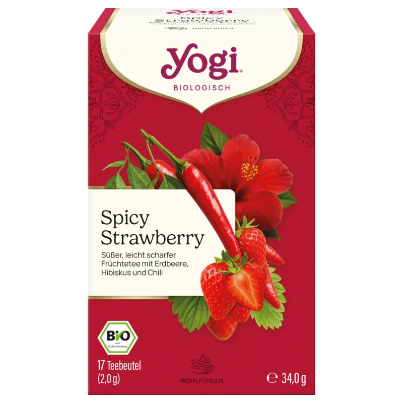 Infusion fraise, hibiscus & piment BIO Fraise Épicée