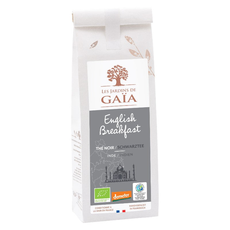 Bio-Schwarztee „Englisches Frühstück“ – 100 g – Les Jardins de Gaïa